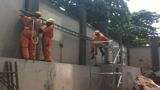 Cable Ladder Fabrication at Intercontinental Hotels, Kofo Abayomi, V.I Lagos